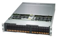 Supermicro »BigTwin« lässt sich mit bis zu 24 hotswap-fähigen NVMe-SSDs bestücken (Bild: Supermicro).